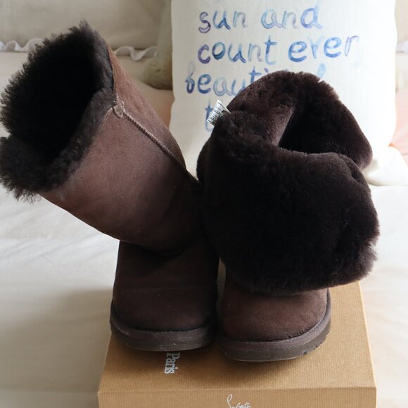UGG Bailey Button Tall Boots in Brown - Picture 7 of 9